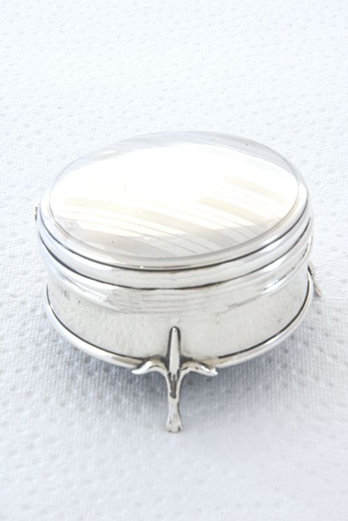 fig 3. George V Silver Trinket Box 1919