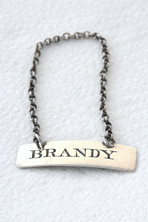George III Silver Decanter Label (Brandy) 1819