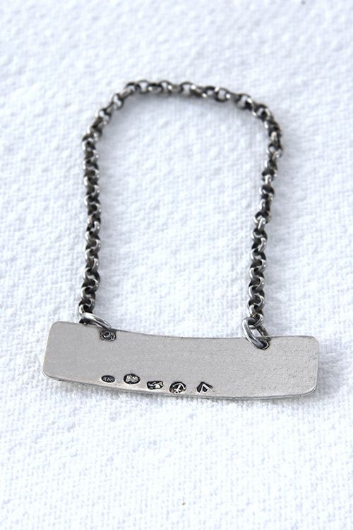 fig 1. George III Silver Decanter Label (Brandy) 1819