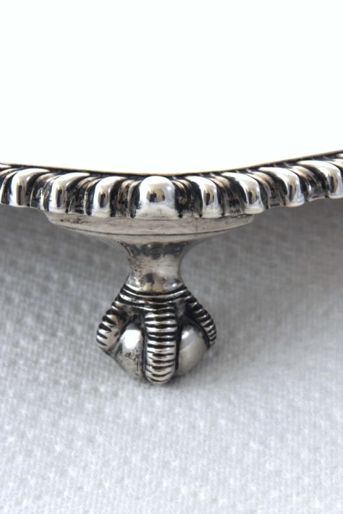 fig 2. Large Edwardian Silver Salver – Mappin & Webb - 1904