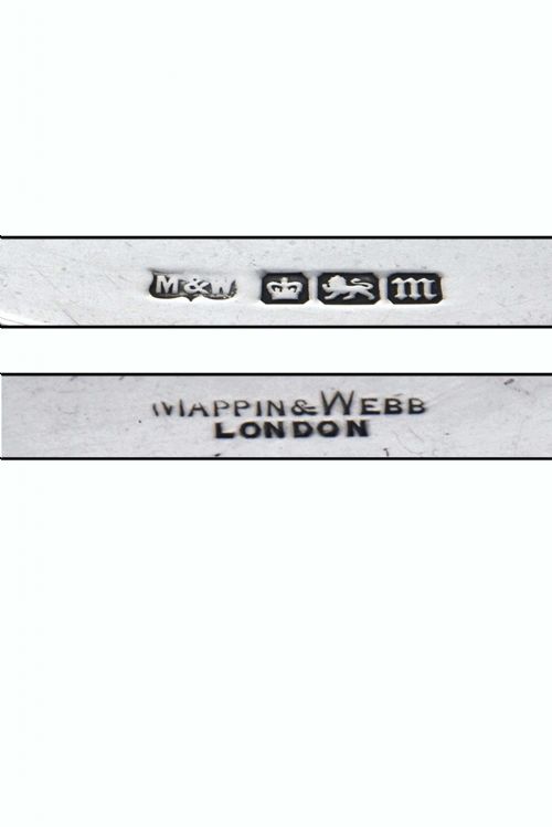 fig 4. Large Edwardian Silver Salver – Mappin & Webb - 1904