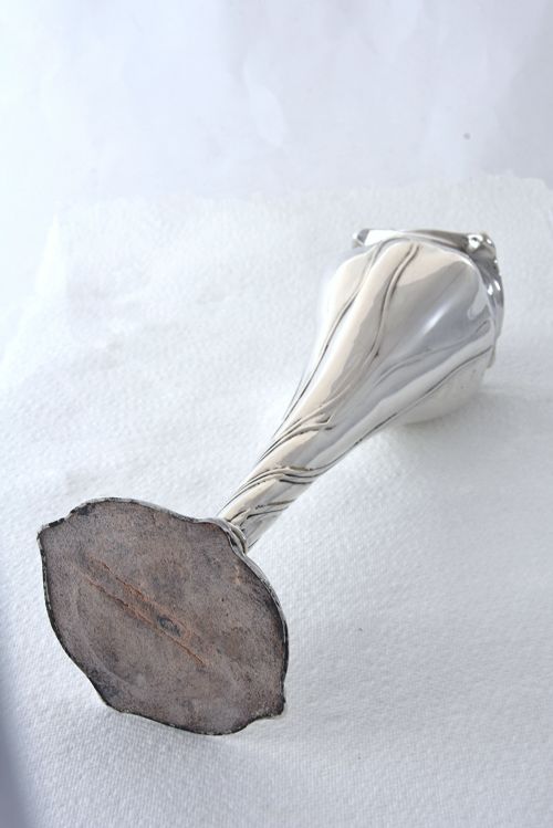 fig 3. Edwardian Art Nouveau Silver Vase 1904