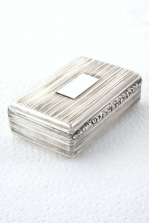 fig 1. George IV Silver Snuff Box 1827