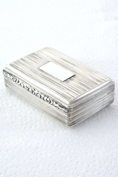 fig 3. George IV Silver Snuff Box 1827