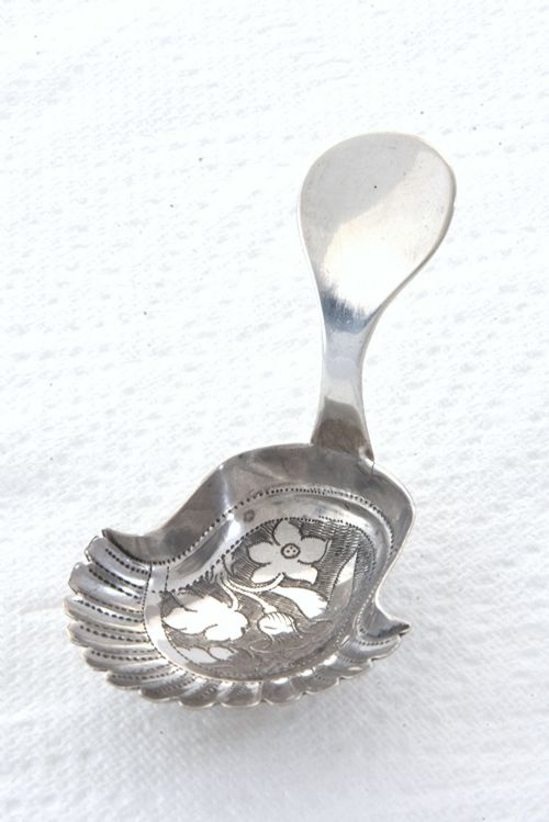 George IV Silver Caddy Spoon 1824