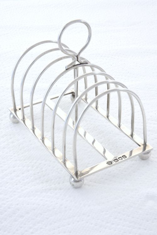 Victorian Silver Toast Rack (6 Slice) 1901