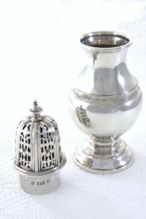 Scottish Silver Sugar Shaker 1934
