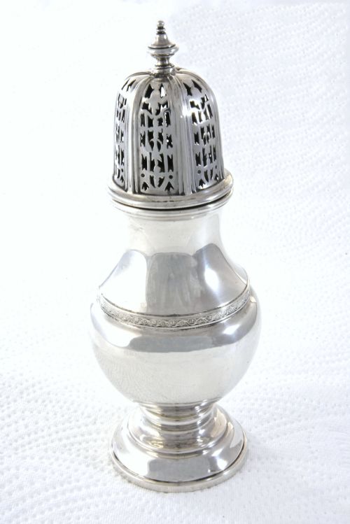 fig 1. Scottish Silver Sugar Shaker 1934