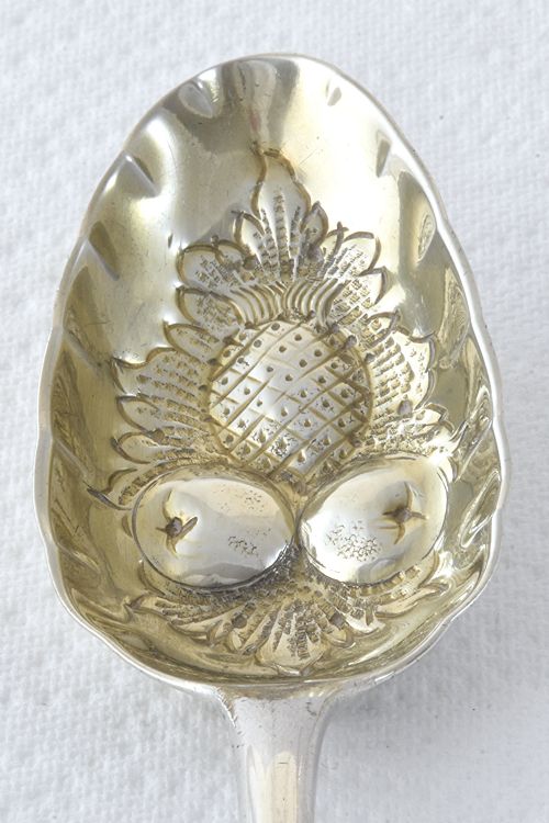 fig 2. Pair of Georgian Silver Berry Spoons 1782