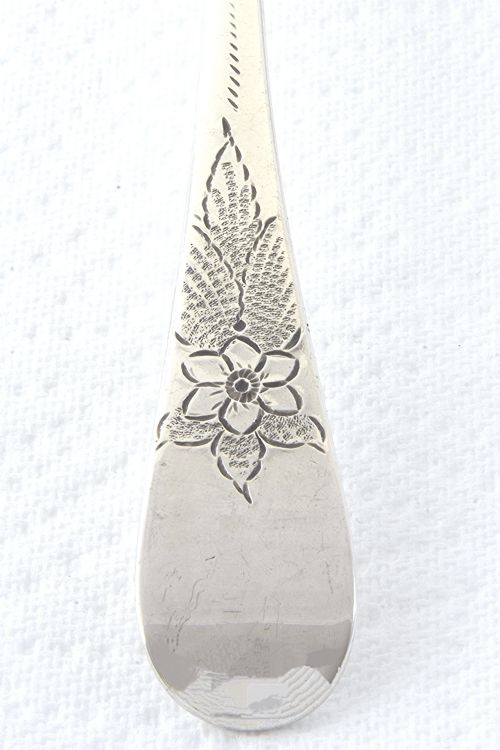 fig 3. Pair of Georgian Silver Berry Spoons 1782