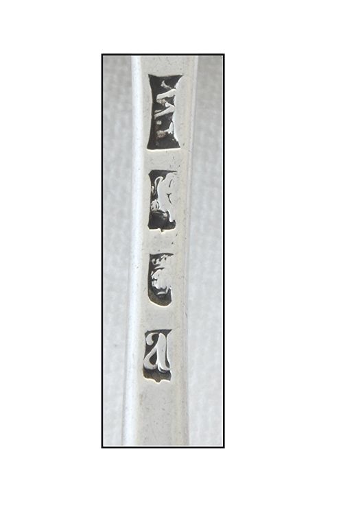 fig 2. George III Silver Berry Sugar Sifting Spoon 1776
