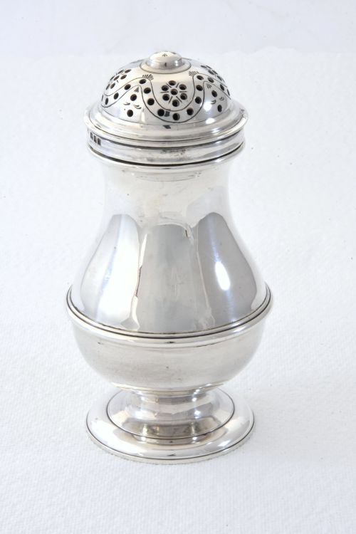 fig 1. George V Silver Sugar Shaker - Garrard & Co - 1927