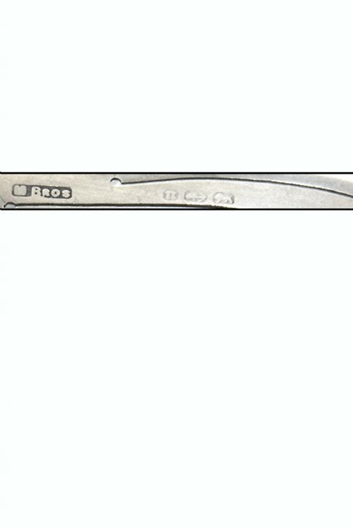 fig 2. Victorian Silver Bookmark (Scimitar) 1894
