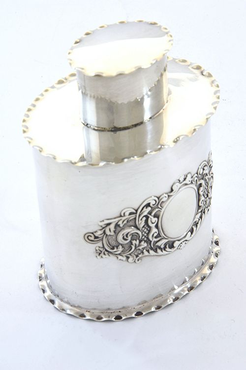 Victorian Silver Tea Caddy 1899