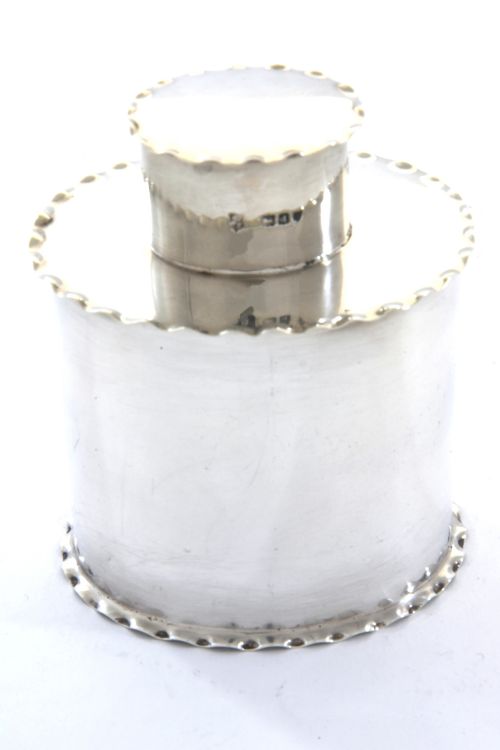 fig 2. Victorian Silver Tea Caddy 1899