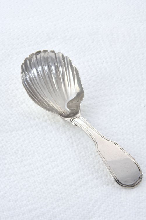 George IV Irish Silver Caddy Spoon Dublin 1820