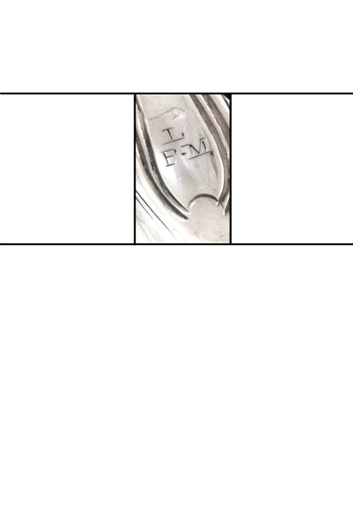 fig 4. George IV Irish Silver Caddy Spoon Dublin 1820