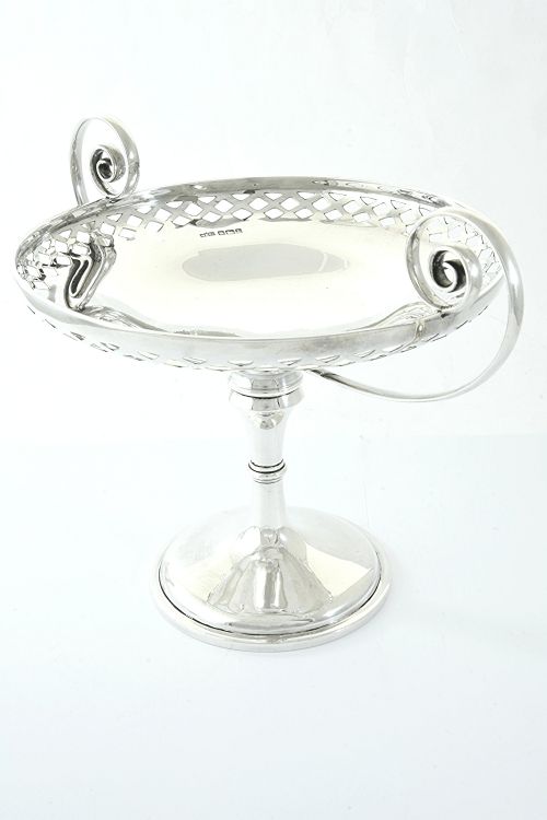 Large Edwardian Silver Tazza 1909