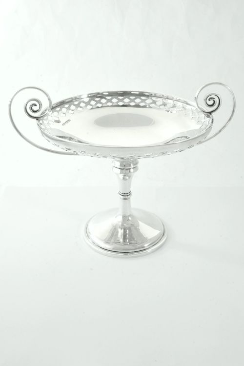 fig 2. Large Edwardian Silver Tazza 1909