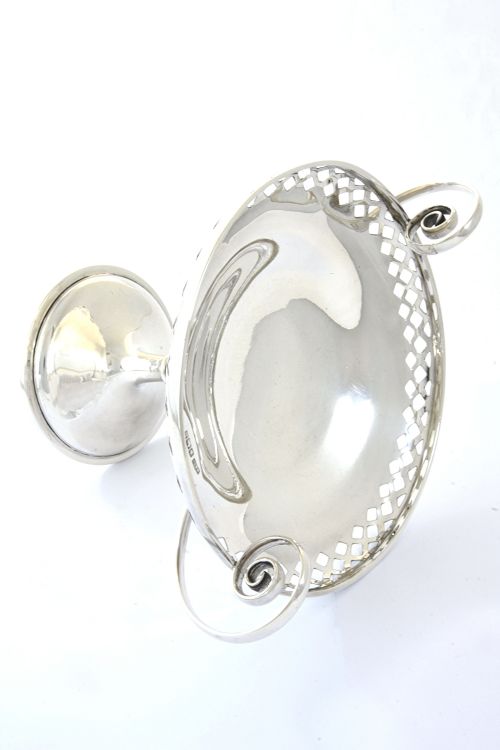 fig 3. Large Edwardian Silver Tazza 1909