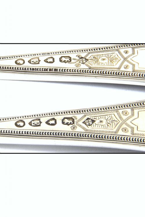 VICTORIAN SILVER CHRISTENING SET 1884 - ADDITIONAL PHOTO 3