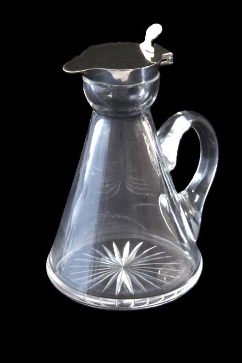 fig 2. Edwardian Silver Mounted Whisky Noggin 1910