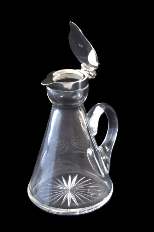 fig 3. Edwardian Silver Mounted Whisky Noggin 1910