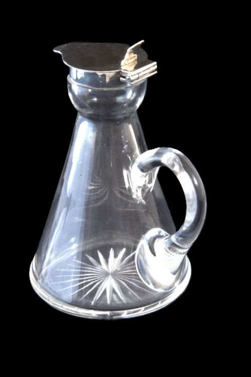 fig 4. Edwardian Silver Mounted Whisky Noggin 1910
