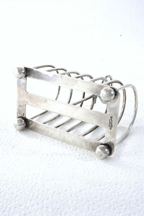 fig 3. Edwardian Silver Toast Rack – Mappin & Webb - 1903