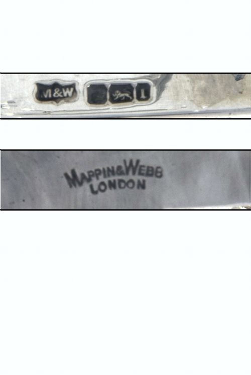 fig 4. Edwardian Silver Toast Rack – Mappin & Webb - 1903