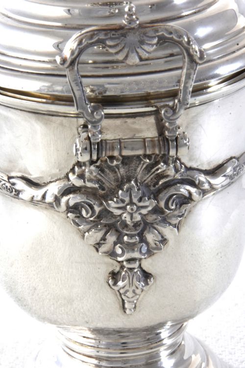 fig 2. George V Silver Trinket Box Urn 1933
