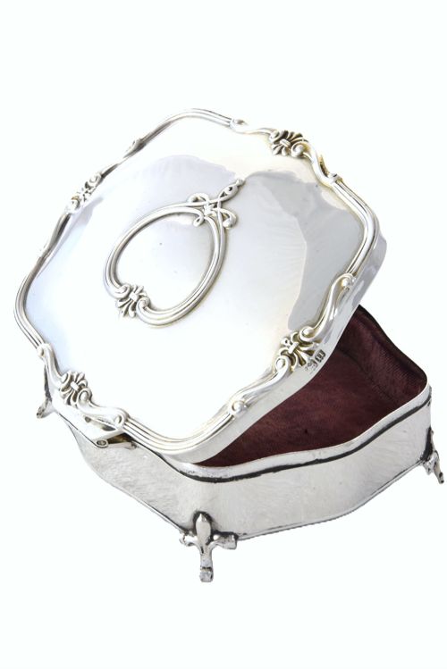 fig 2. Art Nouveau Silver Trinket Box 1915