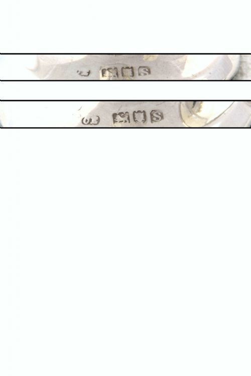 fig 3. Pair of George V Silver Posy Vases 1913