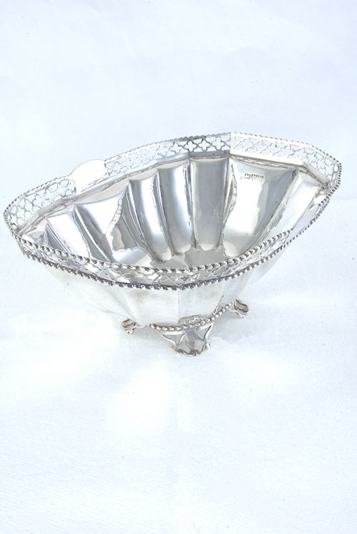 Edwardian Silver Fruit Bowl 1908