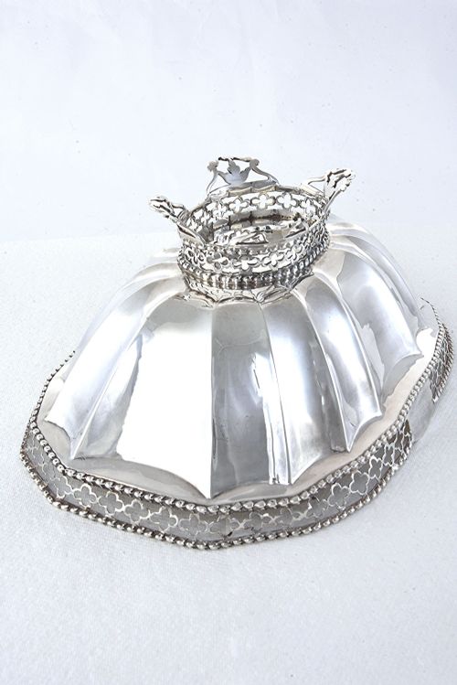 fig 3. Edwardian Silver Fruit Bowl 1908