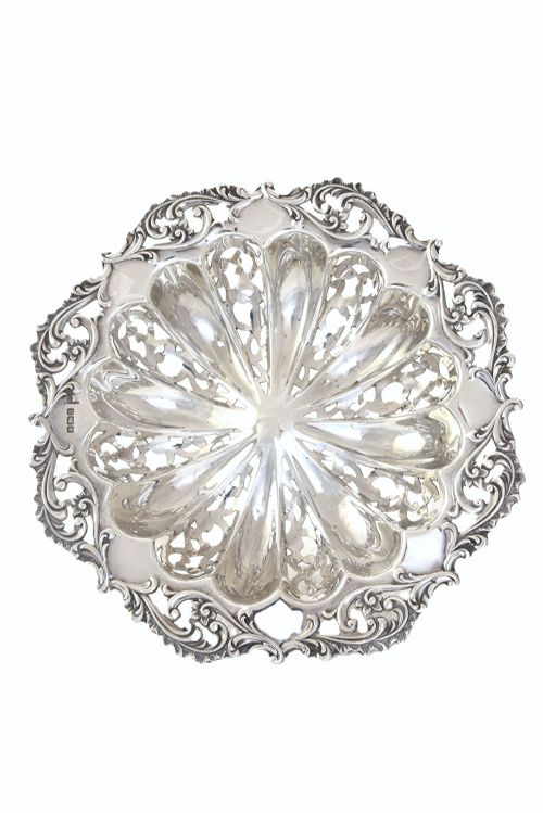 fig 3. George V Silver Pierced Dish 1930
