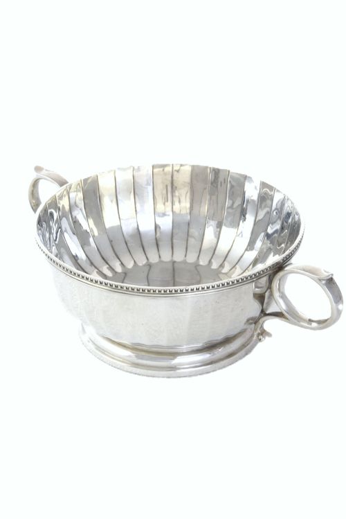 fig 1. George V Solid Silver Twin Handled Sugar Bowl 1930