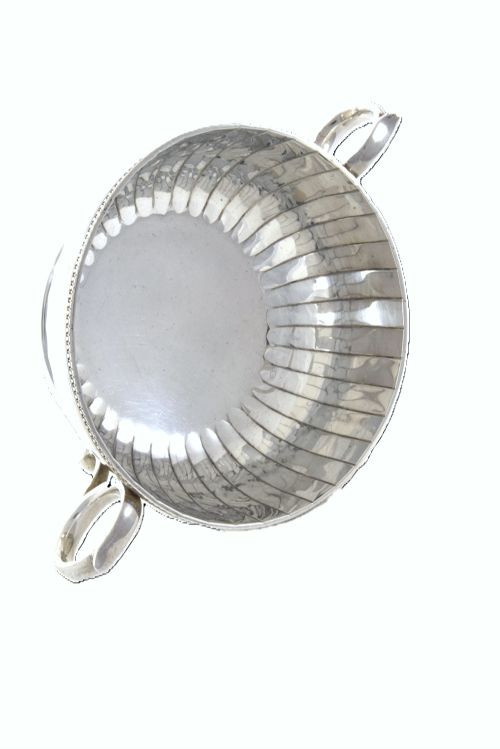 fig 3. George V Solid Silver Twin Handled Sugar Bowl 1930