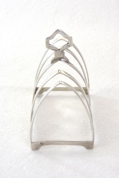 fig 3. Solid Silver Toast Rack (4 Slice) 1936