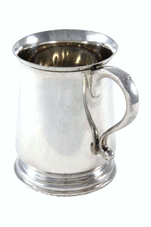 fig 1. George VI Silver Christening Tankard 1947