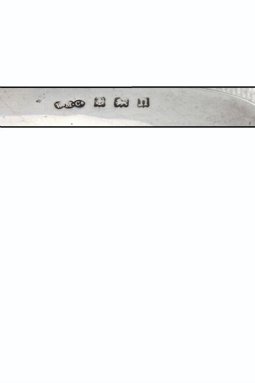fig 3. George V Silver Scallop-Shaped Butter Dish 1912