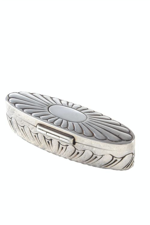 fig 3. Victorian Silver Pill Box 1894