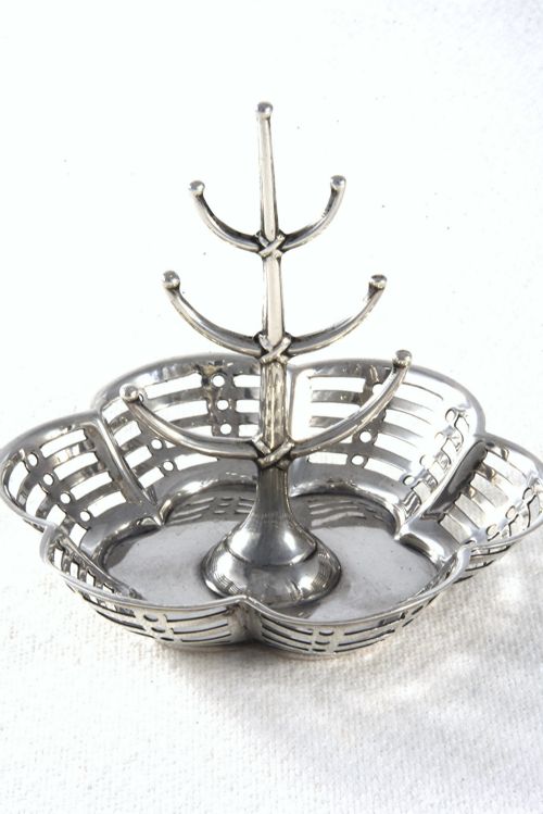 Antique Silver Ring Tree 1913