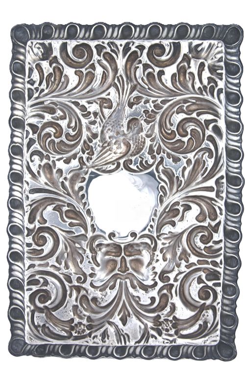 fig 1. Edwardian Silver Dressing Table Tray 1905