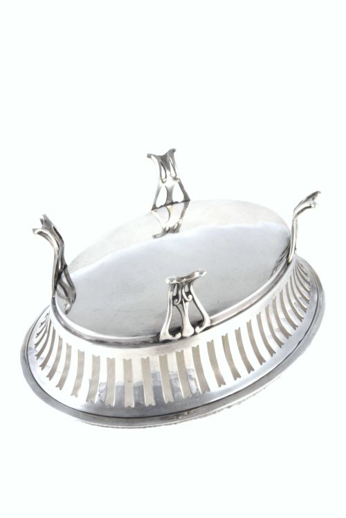 fig 2. Edwardian Silver Basket 1909