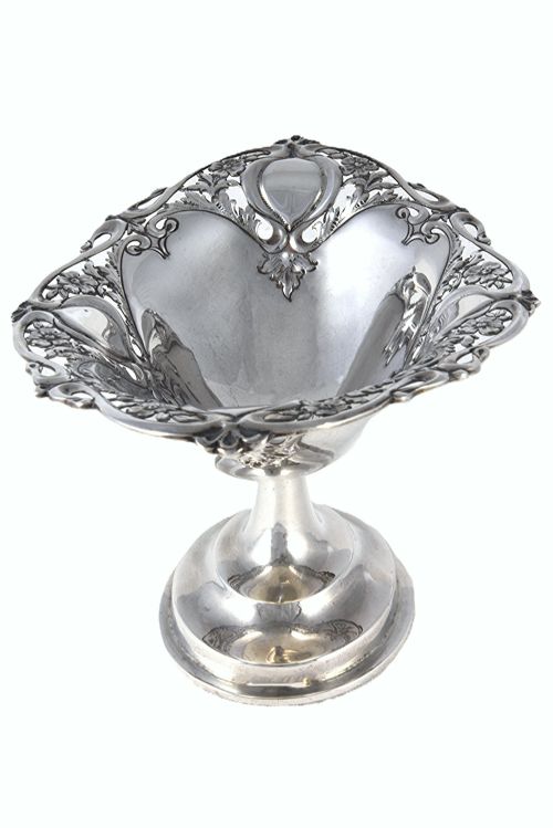 fig 2. Edwardian Silver Pedestal Dish – Chester 1906