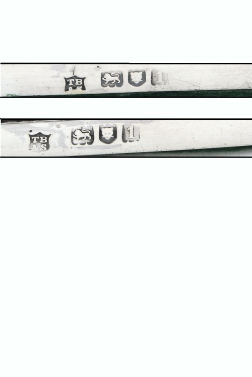 fig 4. Pair of Edwardian Silver Candlesticks 1906