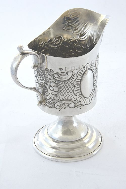 fig 1. Victorian Silver Cream Jug 1897