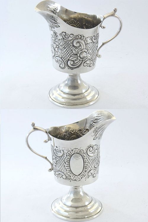 fig 3. Victorian Silver Cream Jug 1897