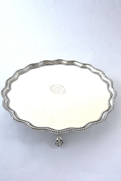 fig 2. Victorian Silver Salver 1870